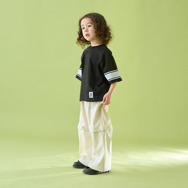 Japanese children's clothing b・R# 2Way front and back contact cool water absorption quick-drying series baseball style top 100-150cm boys/girls summer TOPS