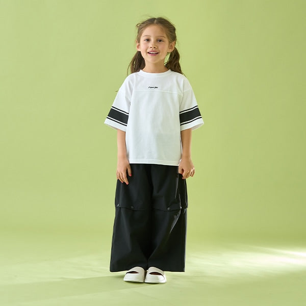 Japanese children's clothing b・R# 2Way front and back contact cool water absorption quick-drying series baseball style top 100-150cm boys/girls summer TOPS