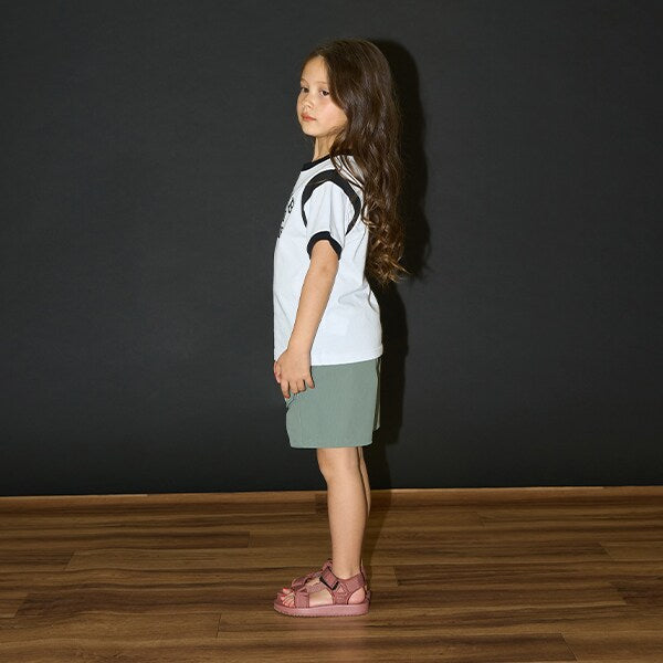 Japanese children's clothing b・R# contact cool water absorption quick dry series patchwork top 100-150cm boys/girls summer TOPS