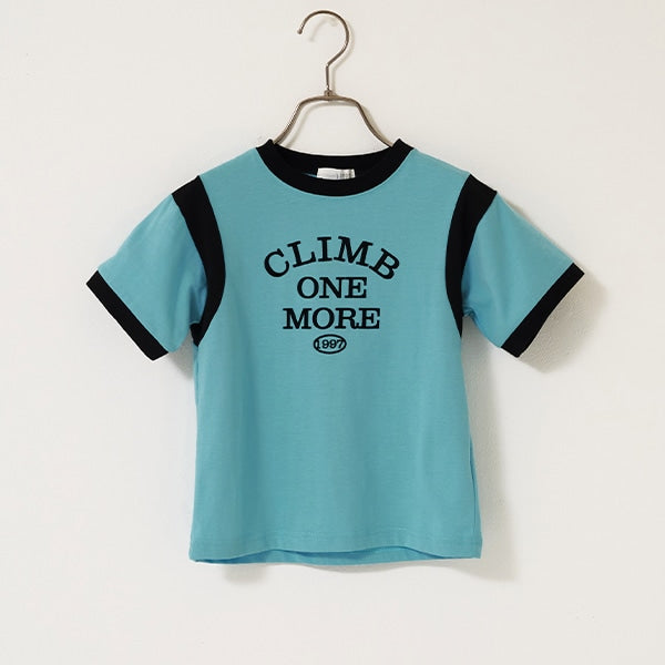 Japanese children's clothing b・R# contact cool water absorption quick dry series patchwork top 100-150cm boys/girls summer TOPS