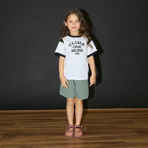 Japanese children's clothing b・R# contact cool water absorption quick dry series patchwork top 100-150cm boys/girls summer TOPS