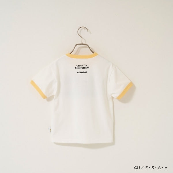 Japanese children's clothing b・R# x Crayon Shin-chan cool contact water-absorbing quick-drying series short-sleeved tops 100-140cm boys'/girls' summer TOPS
