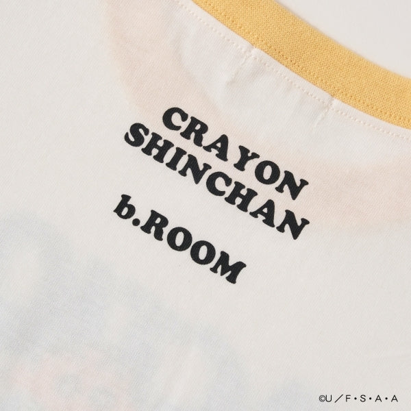 Japanese children's clothing b・R# x Crayon Shin-chan cool contact water-absorbing quick-drying series short-sleeved tops 100-140cm boys'/girls' summer TOPS