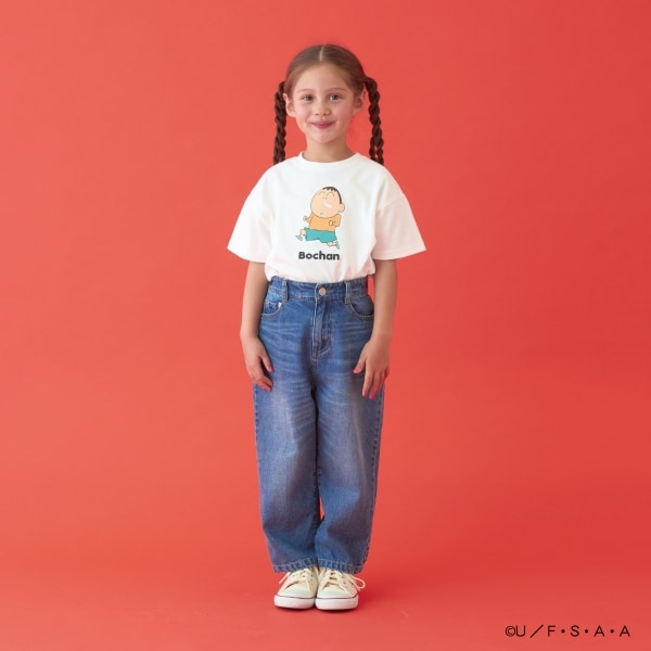 Japanese children's clothing b・R# x Crayon Shin-chan cool contact water-absorbing quick-drying series short-sleeved tops 100-140cm boys'/girls' summer TOPS