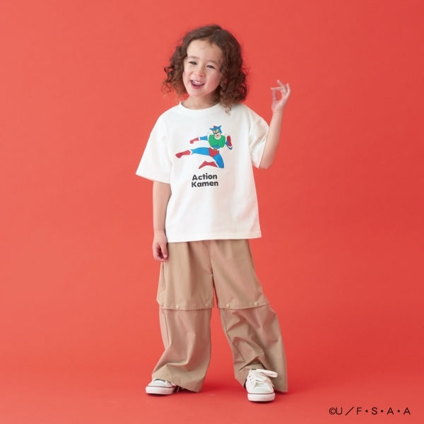 Japanese children's clothing b・R# x Crayon Shin-chan cool contact water-absorbing quick-drying series short-sleeved tops 100-140cm boys'/girls' summer TOPS