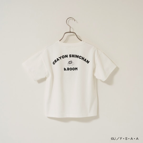 Japanese children's clothing b・R# x Crayon Shin-chan cool contact water-absorbing quick-drying series short-sleeved tops 100-140cm boys'/girls' summer TOPS