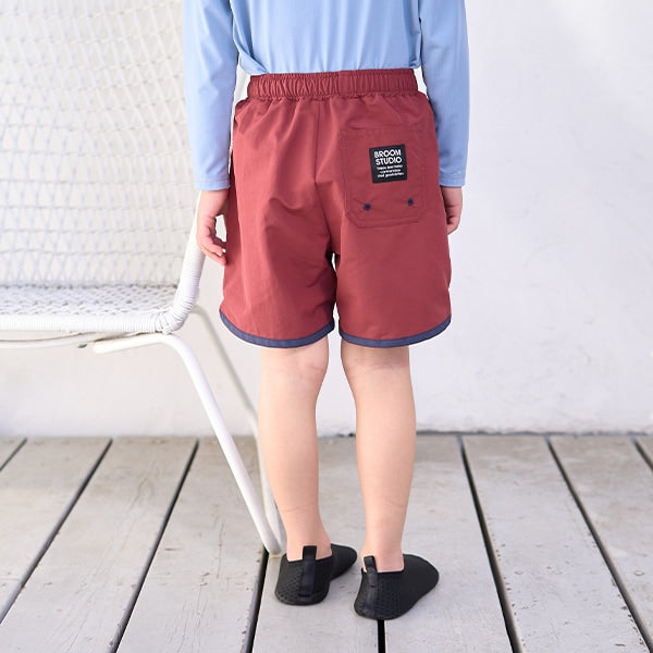 日本童裝 b・R# 防UV 沙灘褲 泳褲 100-130cm 男童款 夏季 夏日玩水泳衣特輯