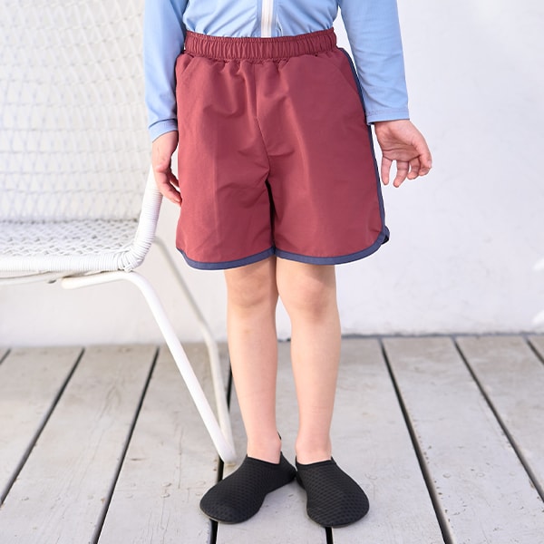 日本童裝 b・R# 防UV 沙灘褲 泳褲 100-130cm 男童款 夏季 夏日玩水泳衣特輯