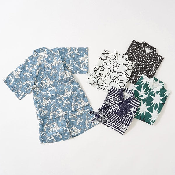 Japanese children's clothing b・R# Jinbei Japanese Kimono 100-130cm Boys Summer TOPS PANTS Japanese Summer Festival Special