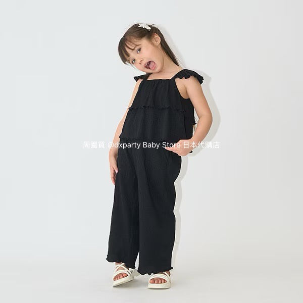 Japanese children's clothing Ly# mine suspenders and loose pants set 100-150cm girls summer TOPS PANTS