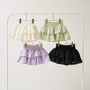 Japanese children's clothing Ly# mine lace short skirt pants 100-150cm girls summer SKIRTS PANTS