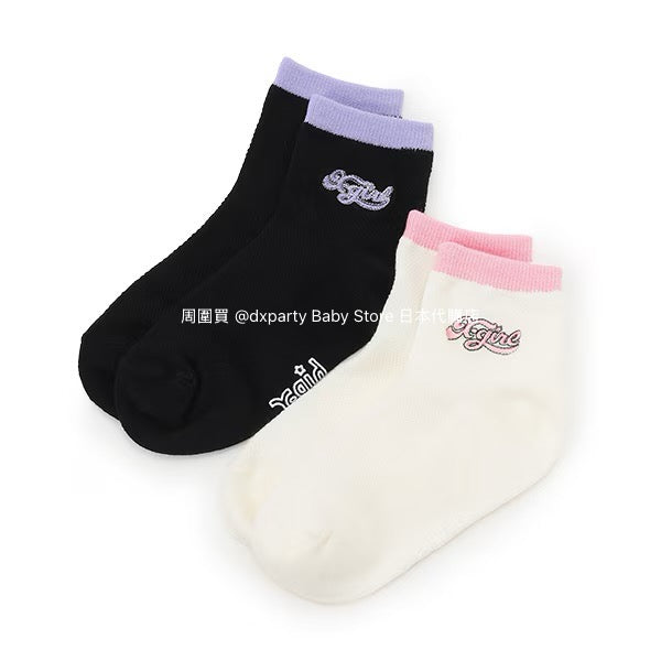 X-girl Stages socks (1 pair, 13-21cm) shipped directly from Japan