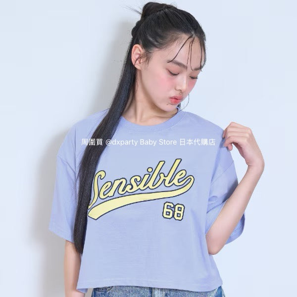 Lovetoxic Japanese children's clothing letter print top 140-170cm girls summer TOPS
