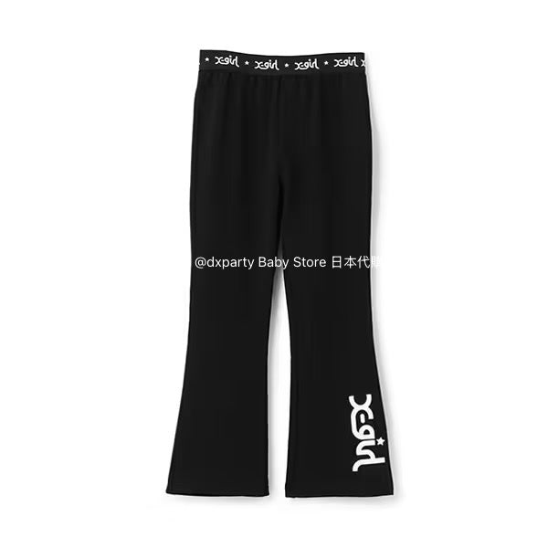 Japanese children's clothing X-girl Stages flared pants 80-140cm girls summer PANTS