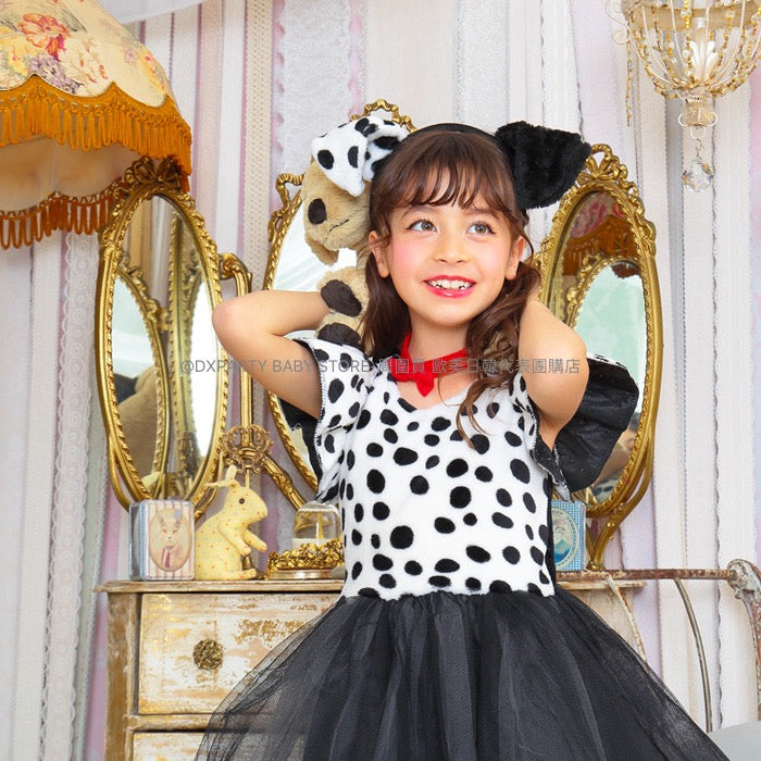 日本直送 斑點小狗 100-140cm 女童款 萬聖節 Cosplay服裝 Halloween攪鬼特輯 AAA