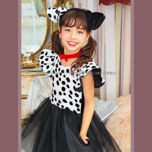 Japanese direct delivery spotted puppy 100-140cm girls Halloween Cosplay costume Halloween ghost special AAA