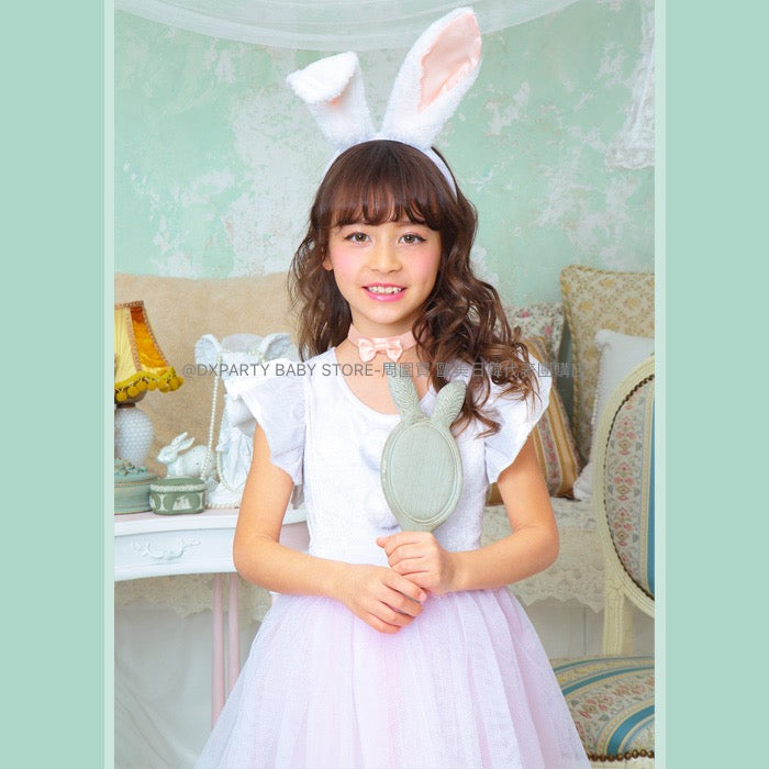 日本直送 小白兔 100-140cm 女童款 萬聖節 Cosplay服裝 Halloween攪鬼特輯 AAA