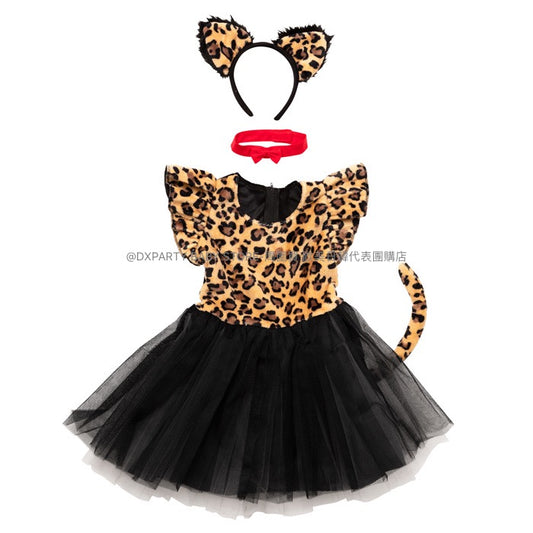 Japan direct delivery leopard cat 100-140cm girls Halloween Cosplay costume Halloween ghost special AAA