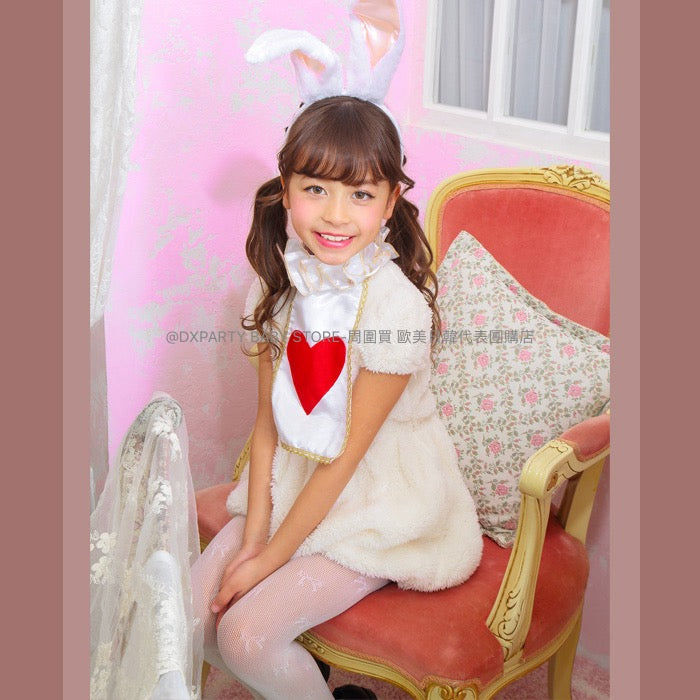 日本直送 兔兔裝 100-140cm 女童款 萬聖節 Cosplay服裝 Halloween攪鬼特輯 AAA