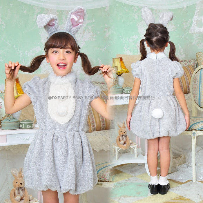 日本直送 兔兔裝 100-140cm 女童款 萬聖節 Cosplay服裝 Halloween攪鬼特輯 AAA