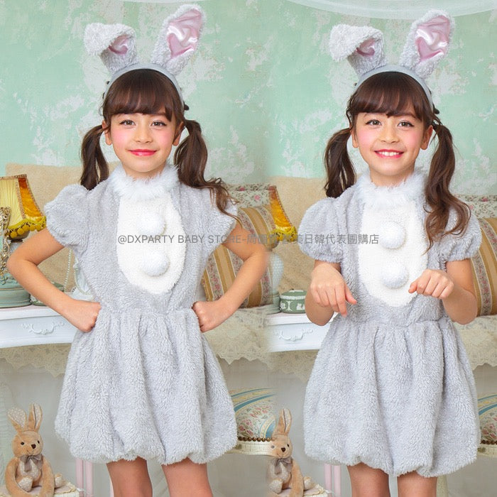 日本直送 兔兔裝 100-140cm 女童款 萬聖節 Cosplay服裝 Halloween攪鬼特輯 AAA