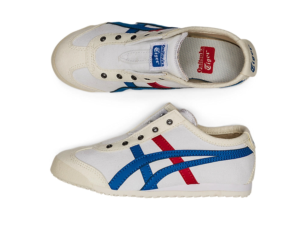 日本直送 日版MEXICO 66 SLIP-ON KIDS WHITE/DIRECTOIRE BLUE 17-22cm 鞋系列