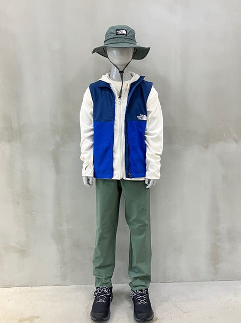 Japanese children's clothing TNF waterproof series zipper vest jacket 130-160cm boys'/girls' summer outerwear