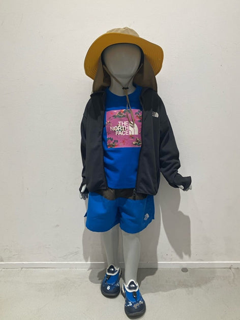 Japanese children's clothing TNF anti-UV waterproof series static care sports shorts 100-120cm boys'/girls' summer PANTS