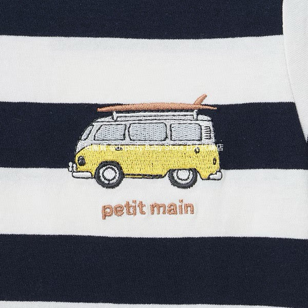 Japanese children's clothing pe#main printed tops 80-130cm boys' summer TOPS