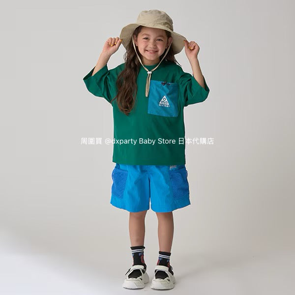Japanese children's clothing mini#ML waterproof series sports shorts 90-140cm boys'/girls' summer PANTS