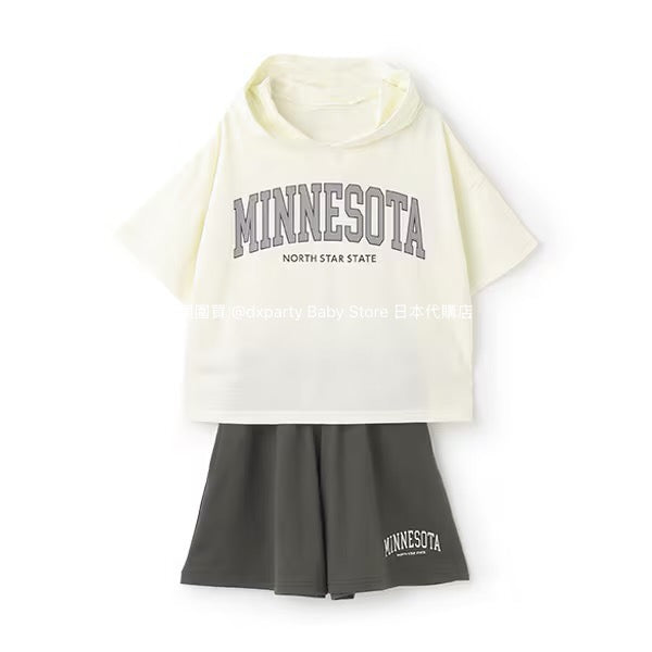 Lovetoxic Japanese Kidswear Cold Contact Casual Two-Piece Set (140-160cm) Girls Summer TOPS PANTS