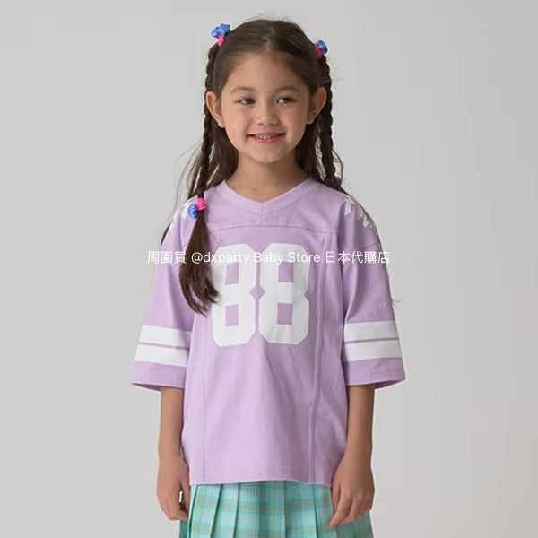 Japanese children's clothing mini #ML anti-fouling series waterproof series sports tops 90-140cm boys'/girls' summer TOPS