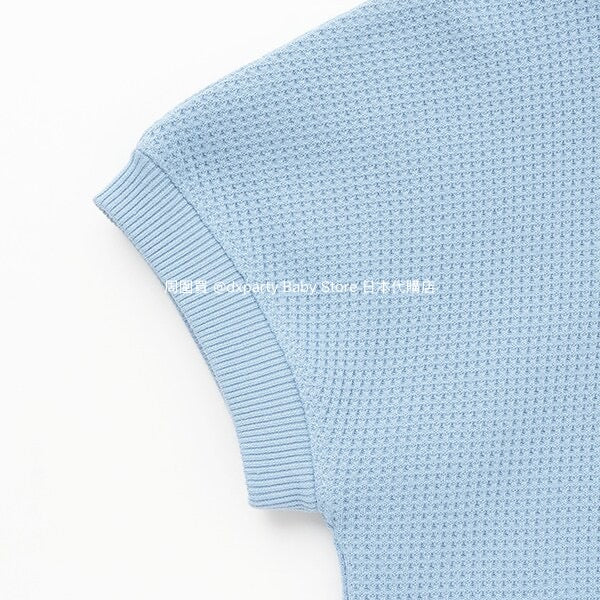 Japanese children's clothing mini#ML waffle hooded top 90-140cm boys/girls summer TOPS