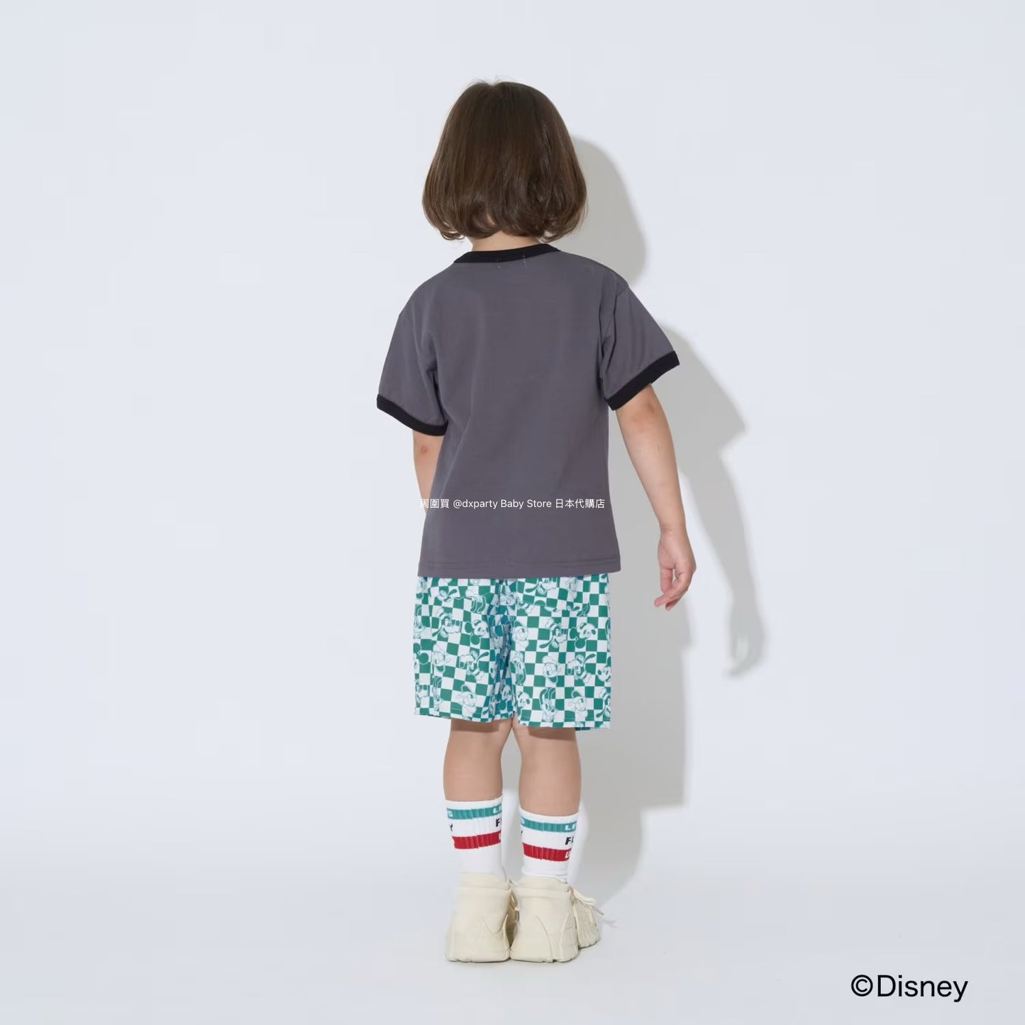 Japanese children's clothing b・R# x Diseny quick-drying UV-resistant printed tops (100-150cm) for boys and girls (summer TOPS)