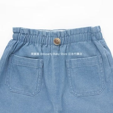 Japanese children's clothing pe#main anti-fouling series casual shorts 80-130cm girls' summer PANTS