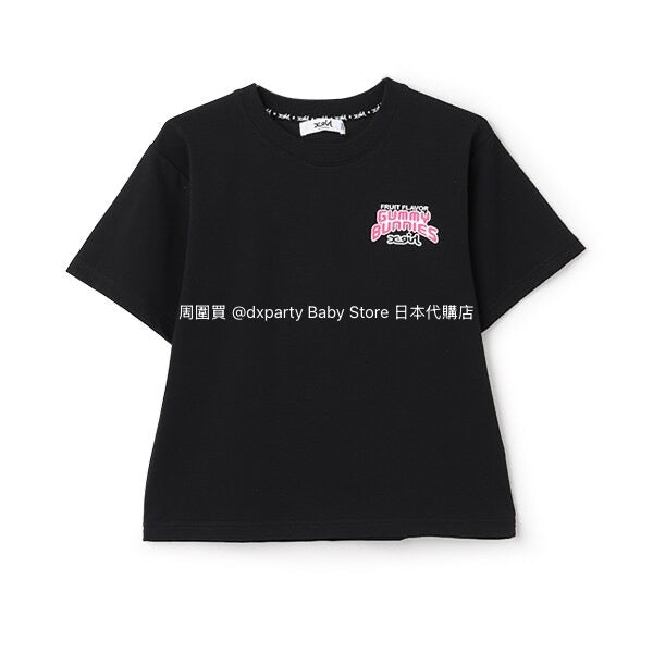 Japanese children's clothing X-girl Stages contact cool gummy rabbit print top 80-140cm girls summer TOPS