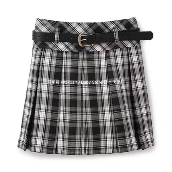 Lovetoxic Checkered Skirt (140-160cm) for Girls (Summer)