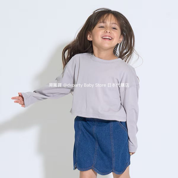 Japanese children's clothing Ly# mine thin top and camisole set 100-150cm girls summer TOPS