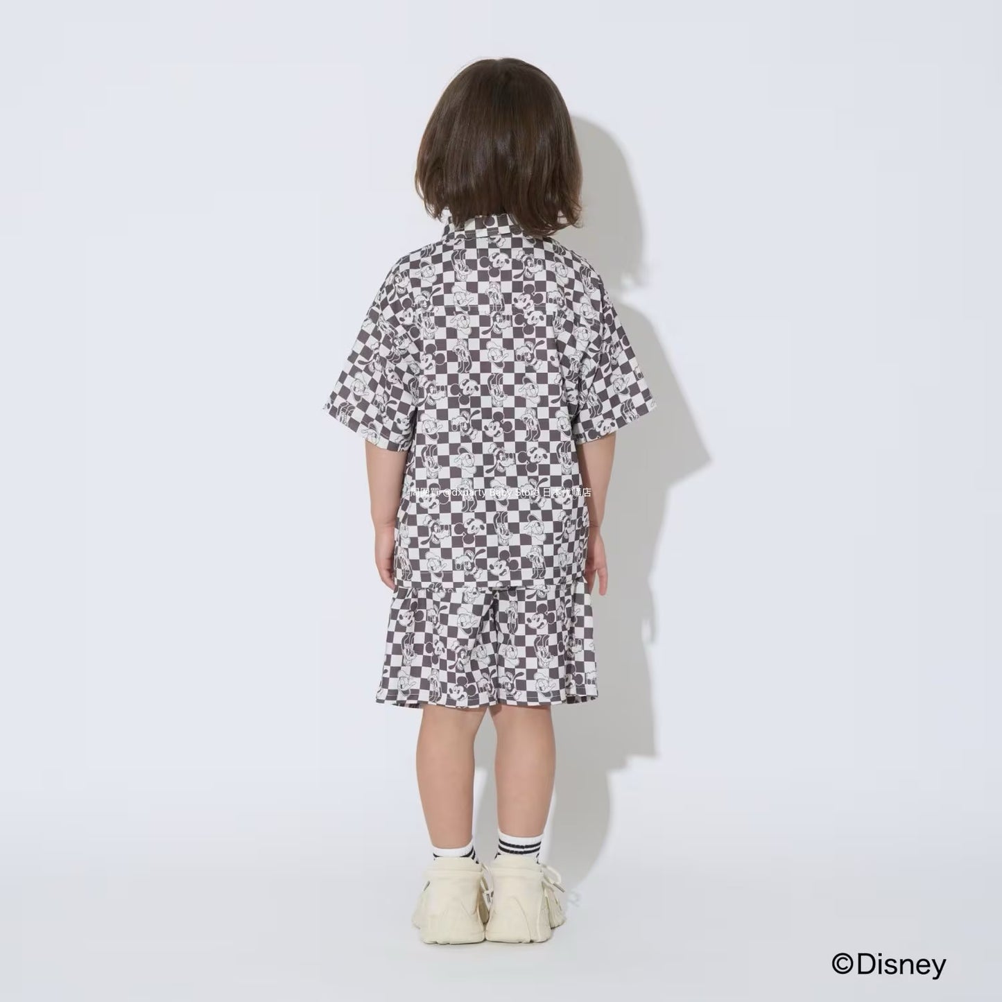 Japanese children's clothing b・R# x Diseny full-print shirt jacket 100-150cm boys'/girls' summer outerwear
