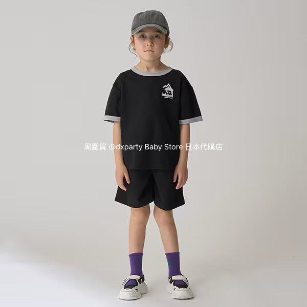 Japanese Kidswear mini#ML Quick-Dry Series Contact Cooling Two-Piece Sports Set (90-140cm) Boys'/Girls' Summer TOPS PANTS