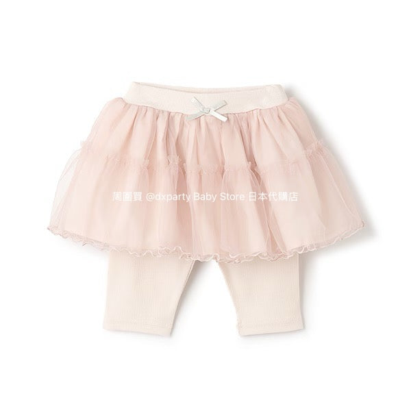 Japanese children's clothing pe#main contact cold fake two-piece five-point long skirt pants 80-130cm girls summer SKIRTS PANTS