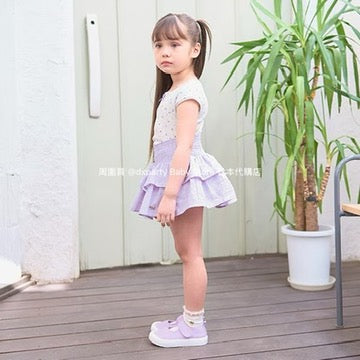 Japanese children's clothing Ly# mine lace short skirt pants 100-150cm girls summer SKIRTS PANTS