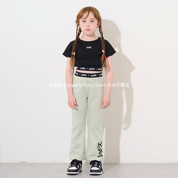 Japanese children's clothing X-girl Stages flared pants 80-140cm girls summer PANTS