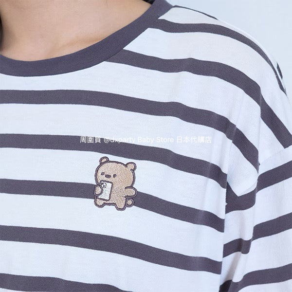 Lovetoxic Japanese children's clothing striped top 140-160cm girls summer TOPS