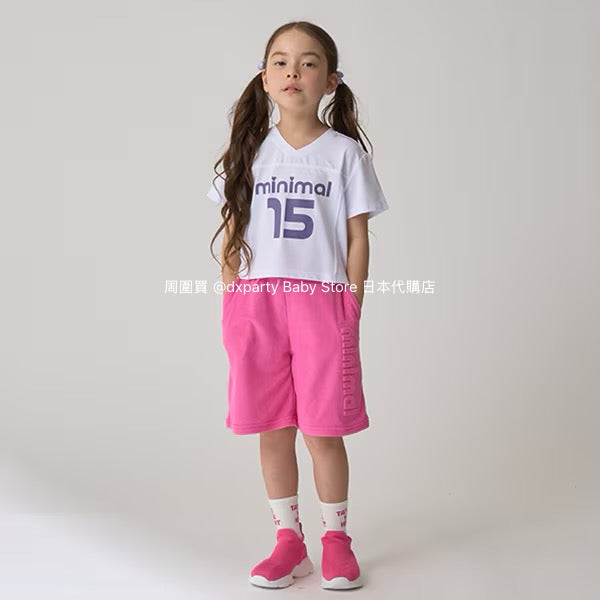 Japanese children's clothing mini#ML embossed shorts 90-140cm boys/girls summer PANTS