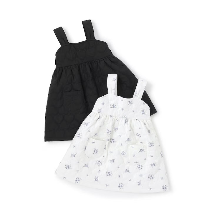 日本童裝 pe#main 絎縫吊帶裙 80-130cm 女童款 冬季 DRESSES