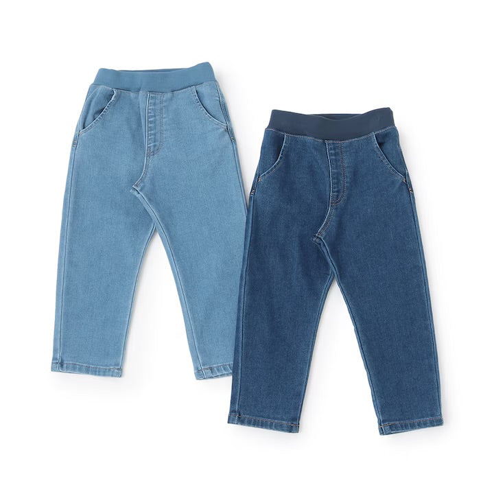 日本童裝 pe#main 磨毛牛仔褲 80-130cm 女童款 冬季 PANTS