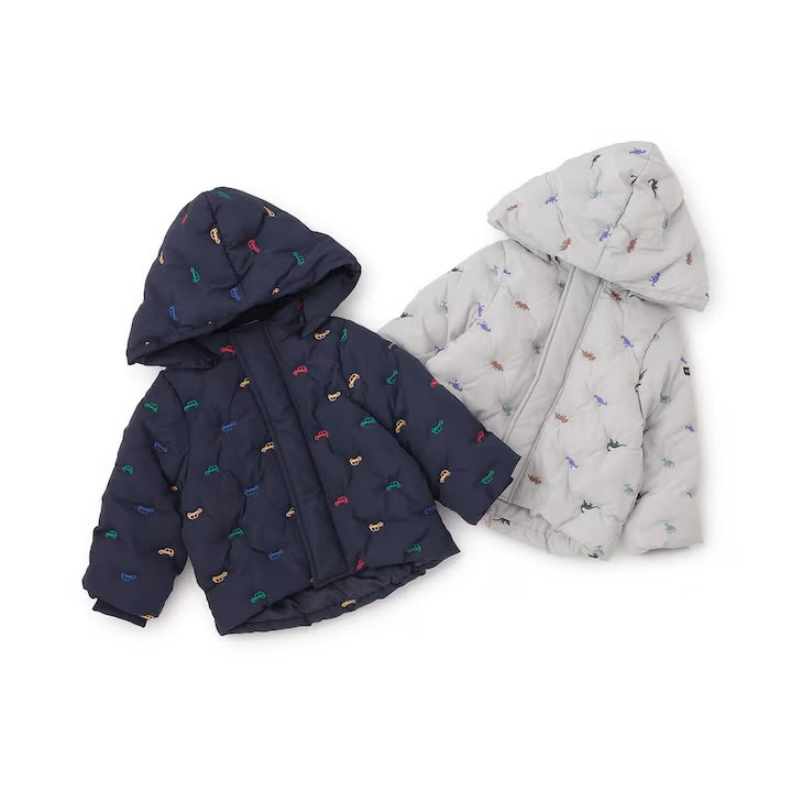 日本童裝 pe#main 刺繡絎縫夾棉外套 80-130cm 男童款 冬季 (適合香港平均溫度、寒冷天氣)OUTERWEAR