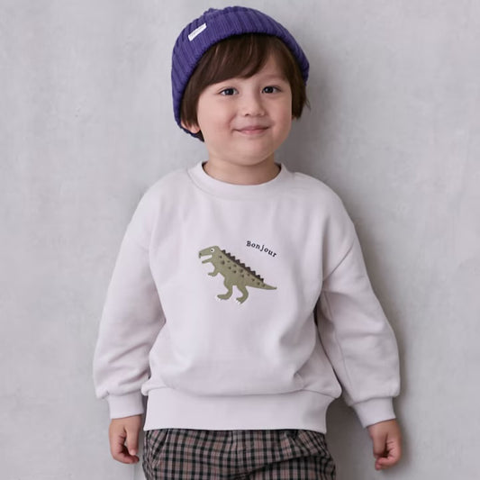 日本童裝 pe#main 動物衛衣 80-130cm 男童款 冬季 TOPS