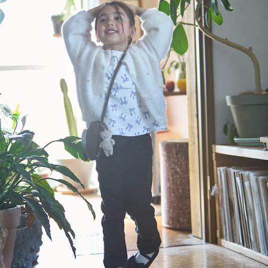 日本童裝 pe#main 毛絨針織外套 80-130cm 女童款 冬季 OUTERWEAR